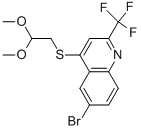 6-BROMO-4-(2,2-DIMETHOXYETHYLTHIO)-2-(TRIFLUOROMETHYL)QUINOLINE CAS#: 850349-80-3