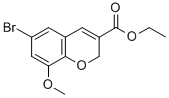 6-BROMO-8-METHOXY-2H-CHROMENE-3-CARBOXYLIC ACID ETHYL ESTER CAS#: 885271-21-6