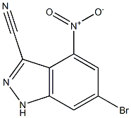 6-BroMo-3-cyano-4-nitro-1H indazole CAS#: 885518-60-5