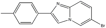 6-Bromo-2-(4-methylphenyl)imidazo[1,2-a]pyridine CAS#: 858516-70-8