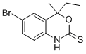 6-Bromo-4-ethyl-4-methyl-1H-benzo[d][1,3]oxazine-2(4H)-thione CAS#: 885268-13-3