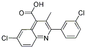 6-CHLORO-2-(3-CHLOROPHENYL)-3-METHYL-4-QUINOLINECARBOXYLIC ACID CAS#: 886361-68-8