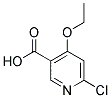 6-CHLORO-4-ETHOXYNICOTINIC ACID CAS#: 887572-34-1