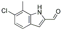 6-CHLORO-7-METHYL-1H-INDOLE-2-CARBALDEHYDE CAS#: 883529-78-0