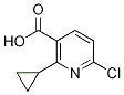 6-Chloro-2-cyclopropylnicotinic acid CAS#: 862695-75-8