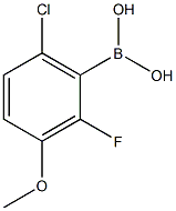 6-Chloro-2-fluoro-3-methoxyphenylboronicacid CAS#: 867333-04-8