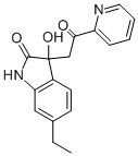 6-ETHYL-3-HYDROXY-3-(2-OXO-2-PYRIDIN-2-YL-ETHYL)-1,3-DIHYDRO-INDOL-2-ONE CAS#: 864685-13-2
