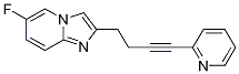 6-Fluoro-2-[4-(pyridin-2-yl)-3-butynyl]imidazo[1,2-a]pyridine CAS#: 872363-17-2