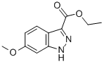 6-METHOXY-1H-INDAZOLE-3-CARBOXYLIC ACID ETHYL ESTER CAS#: 858671-77-9