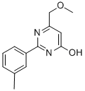 6-(METHOXYMETHYL)-2-(3-METHYLPHENYL)PYRIMIDIN-4-OL CAS#: 883032-71-1
