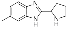 6-METHYL-2-PYRROLIDIN-2-YL-1H-BENZOIMIDAZOLE CAS#: 885278-00-2
