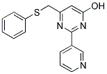 6-[(PHENYLSULFANYL)METHYL]-2-(3-PYRIDINYL)-4-PYRIMIDINOL CAS#: 852377-18-5