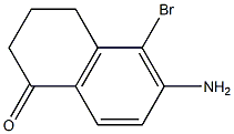 6-amino-5-bromo-3,4-dihydronaphthalen-1(2H)-one CAS#: 884541-34-8