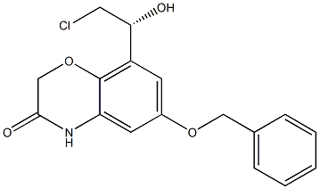 6-benzyloxy-8-((R)-2-chloro-1-hydroxy-ethyl)-4H-benzo[1,4]-oxazin-3-one CAS#: 869478-11-5