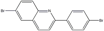 6-bromo-2-(4-bromophenyl)quinoline CAS#: 860195-40-0
