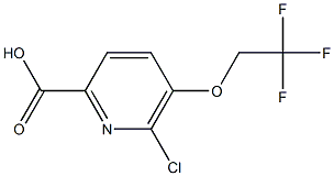 6-chloro-5-(2,2,2-trifluoroethoxy)picolinic acid CAS#: 855916-43-7