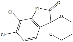 6',7'-dichloro-1',2'-dihydrospiro([1,3]dioxane-2,3'-indole)-2'-one CAS#: 883647-79-8