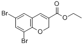 6,8-DIBROMO-2H-CHROMENE-3-CARBOXYLIC ACID ETHYL ESTER CAS#: 885271-30-7