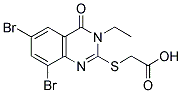 (6,8-DIBROMO-3-ETHYL-4-OXO-3,4-DIHYDRO-QUINAZOLIN-2-YLSULFANYL)-ACETIC ACID CAS#: 886500-99-8