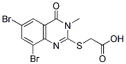 (6,8-DIBROMO-3-METHYL-4-OXO-3,4-DIHYDRO-QUINAZOLIN-2-YLSULFANYL)-ACETIC ACID CAS#: 886501-04-8
