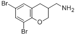 (6,8-DIBROMO-CHROMAN-3-YL)-METHYLAMINE CAS#: 885271-59-0