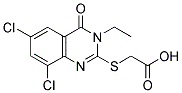 (6,8-DICHLORO-3-ETHYL-4-OXO-3,4-DIHYDRO-QUINAZOLIN-2-YLSULFANYL)-ACETIC ACID CAS#: 886500-42-1