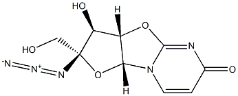 6H-Furo[2',3':4,5]oxazolo[3,2-a]pyriMidin-6-one, 2-azido-2,3,3a,9a-tetrahydro-3-hydroxy-2-(hydroxyMethyl)-, (2R,3S,3aS,9aR)- CAS#: 876707-99-2