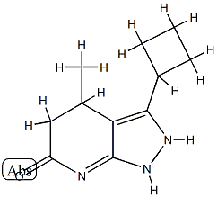 6H-Pyrazolo[3,4-b]pyridin-6-one,3-cyclobutyl-1,2,4,5-tetrahydro-4-methyl-(9CI) CAS#: 817641-90-0