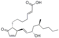 7-[(1R,2S)-2-[(1E,3S,5S)-3-Hydroxy-5-Methyl-1-nonenyl]-5-oxo-3-cyclopenten-1-yl]-2-heptenoic Acid CAS#: 853998-94-4