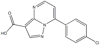 7-(4-Chlorophenyl)pyrazolo[1,5-a]pyrimidine-3-carboxylic acid CAS#: 861410-46-0
