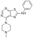 [7-(4-METHYLPIPERAZIN-1-YL)THIAZOLO[5,4-D]PYRIMIDIN-2-YL]PHENYLAMINE CAS#: 871266-89-6