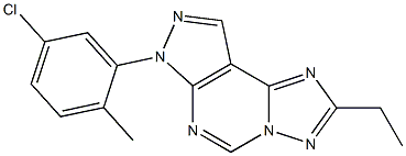 7-(5-chloro-2-methylphenyl)-2-ethyl-7H-pyrazolo[4,3-e][1,2,4]triazolo[1,5-c]pyrimidine CAS#: 848743-25-9