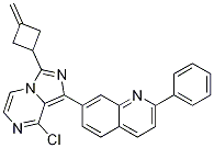 7-(8-chloro-3-(3-Methylenecyclobutyl)iMidazo[1,5-a]pyrazin-1-yl)-2-phenylquinoline CAS#: 867163-50-6
