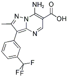 7-AMINO-2-METHYL-3-[3-(TRIFLUOROMETHYL)PHENYL]PYRAZOLO[1,5-A]PYRIMIDINE-6-CARBOXYLIC ACID CAS#: 863305-82-2