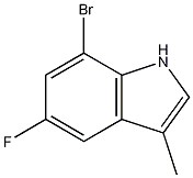 7-Bromo-5-fluoro-3-methyl-1H-indole CAS#: 883001-24-9