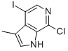 7-CHLORO-4-IODO-3-METHYL-1H-PYRROLO[2,3-C]PYRIDINE CAS#: 871819-21-5