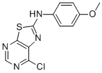 (7-CHLOROTHIAZOLO[5,4-D]PYRIMIDIN-2-YL)-(4-METHOXYPHENYL)AMINE CAS#: 871266-81-8