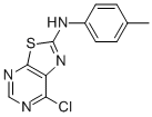 (7-CHLOROTHIAZOLO[5,4-D]PYRIMIDIN-2-YL)-P-TOLYL-AMINE CAS#: 871266-80-7
