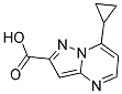 7-CYCLOPROPYL-PYRAZOLO[1,5-A]PYRIMIDINE-2-CARBOXYLIC ACID CAS#: 832114-69-9