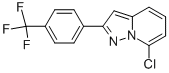 7-Chloro-2-(4-(trifluoromethyl)phenyl)pyrazolo[1,5-a]pyridine CAS#: 885270-43-9