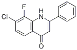 7-Chloro-8-fluoro-2-phenylquinolin-4(1H)-one CAS#: 867165-00-2
