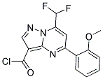 7-DIFLUOROMETHYL-5-(2-METHOXY-PHENYL)-PYRAZOLO[1,5-A]PYRIMIDINE-3-CARBONYL CHLORIDE CAS#: 862705-28-0