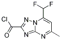 7-DIFLUOROMETHYL-5-METHYL-[1,2,4]TRIAZOLO[1,5-A]-PYRIMIDINE-2-CARBONYL CHLORIDE CAS#: 886494-08-2
