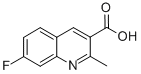 7-FLUORO-2-METHYLQUINOLINE-3-CARBOXYLIC ACID CAS#: 879361-44-1