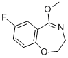 7-FLUORO-2,3-DIHYDRO-5-METHOXYBENZO[F][1,4]OXAZEPINE CAS#: 877402-53-4