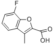 7-FLUORO-3-METHYL-1-BENZOFURAN-2-CARBOXYLIC ACID CAS#: 852388-66-0