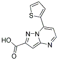 7-THIEN-2-YLPYRAZOLO[1,5-A]PYRIMIDINE-2-CARBOXYLIC ACID CAS#: 869949-97-3