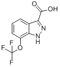 7-TRIFLUOROMETHOXY-1H-INDAZOLE-3-CARBOXYLIC ACID CAS#: 885277-92-9