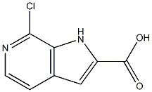 7-chloro-1H-pyrrolo[2,3-c]pyridine-2-carboxylic acid CAS#: 867034-08-0