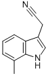 (7-methyl-1H-indol-3-yl)acetonitrile CAS#: 858232-97-0